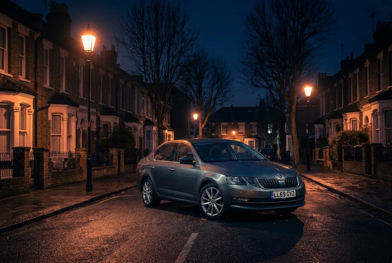 A Value Cars taxi on a local street in Hadleigh